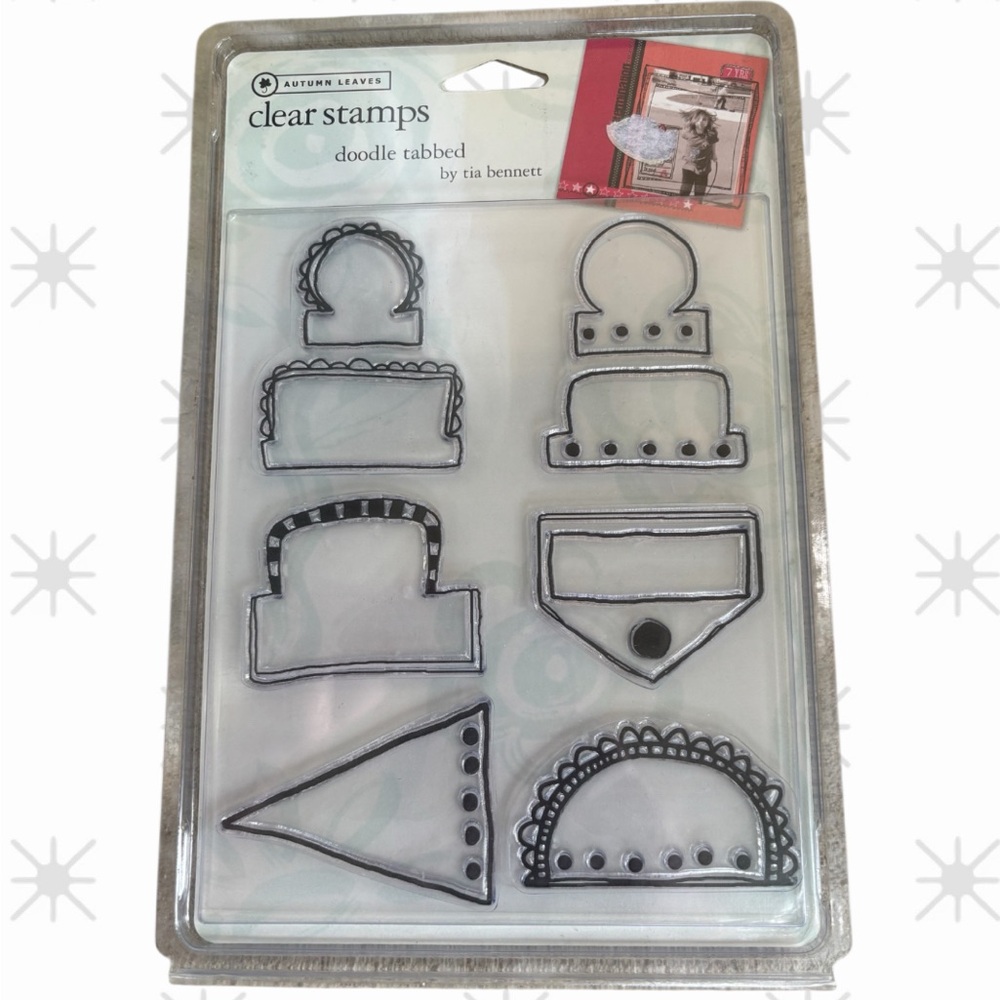NEW Autumn Leaves Clear Stamps Set